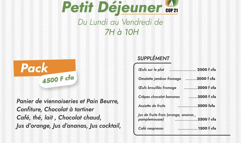 RESTAURANT COP 21