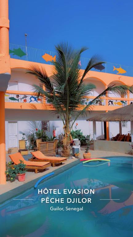 Hôtel évasion pêche djilor île sine saloum